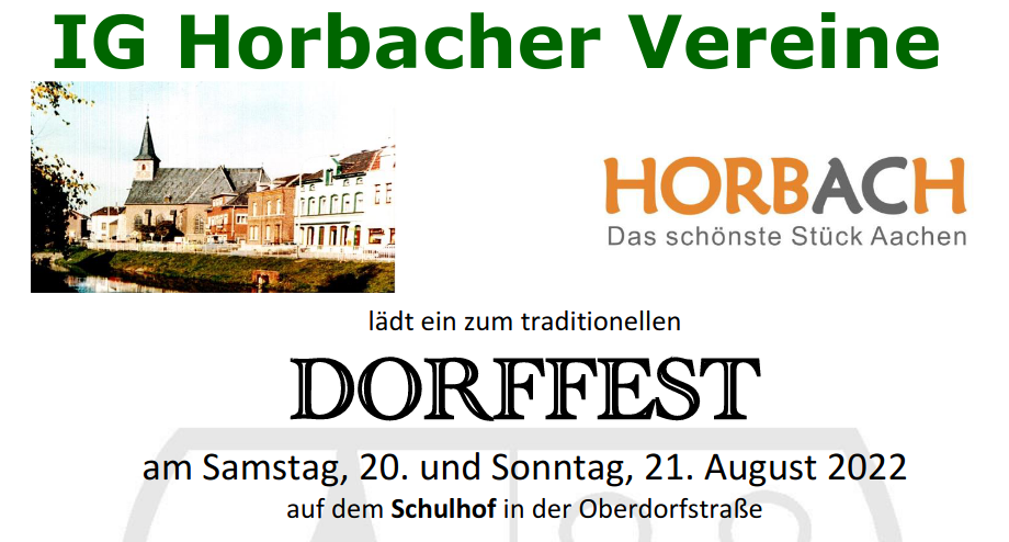 Dorffest Horbach 2022