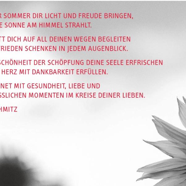 Segenswunsch Juli 2025