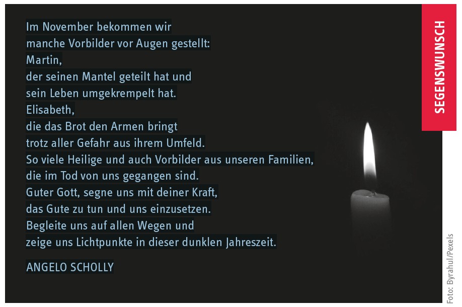 Segenswunsch Novemer 2025