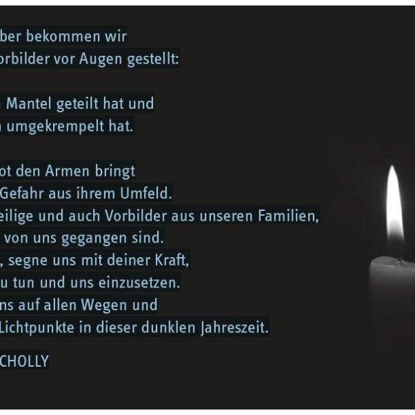 Segenswunsch Novemer 2025