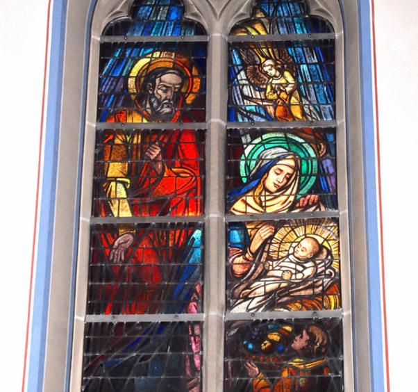 Weihnachtsfenster in St. Heinrich
