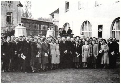1953 anlässlich der Weihe von drei neuen Glocken, Roermonder Str. - Ecke Schloss-Rahe- Str.