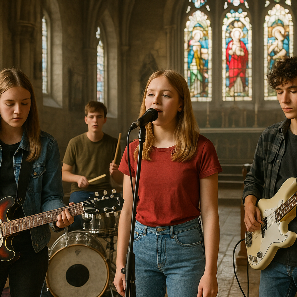 Jugendband_in_Kirche