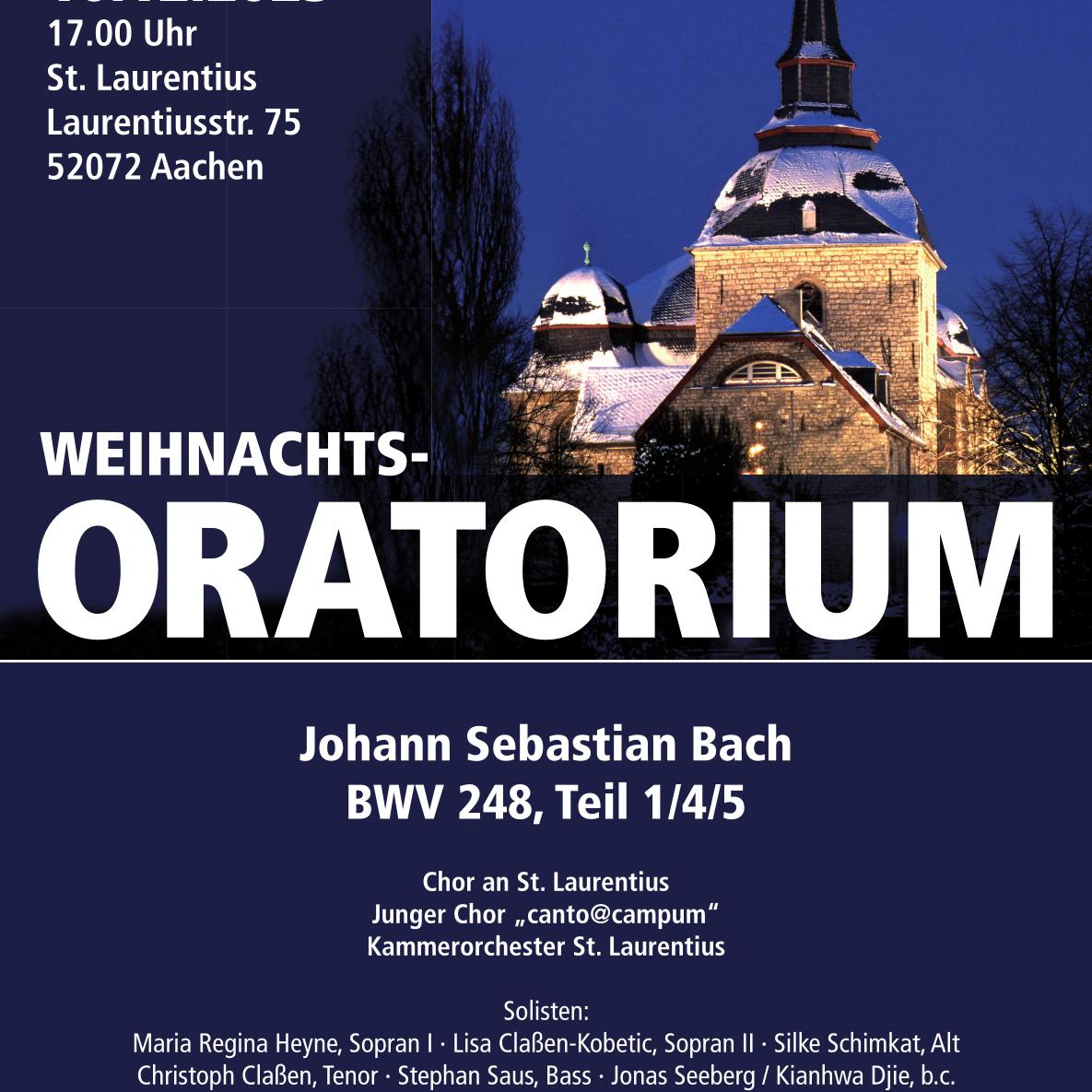 RZ Plakat Weihnachtsoratorium 2023